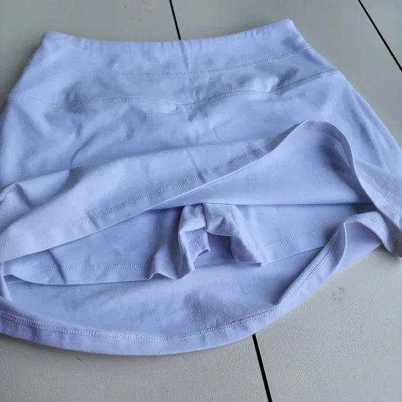 Coral Bay Golf Skort Skirt Women Petite White Athletic Stretch Elastic Mesh PS - Picture 9 of 10